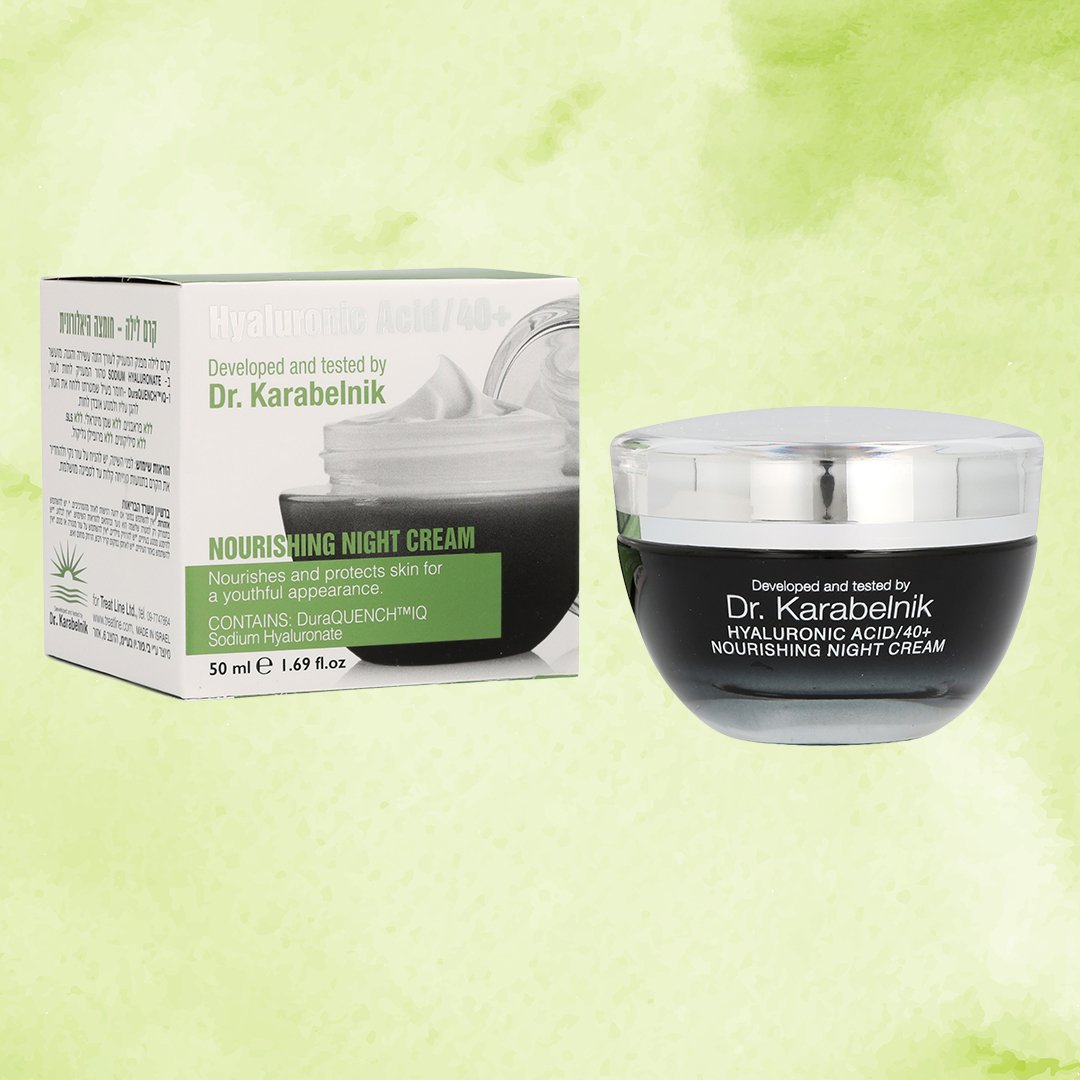 מבצע קרם לילה חומצה היאלורונית | ד"ר קרבלניק | 50g תוקף מוצר 1.26