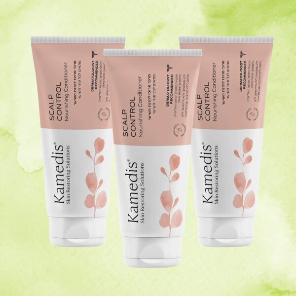 Scalp Control מרכך מרוכז להזנת השיער - 3 יחידות | kamedis קמדיס | 600 מ"ל