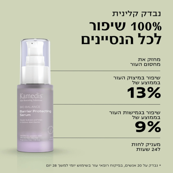⁦BIO BALANCE סרום לחות היפואלרגני | kamedis קמדיס | 30 מ"ל⁩ – תמונה ⁦3⁩