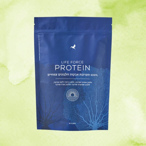 תערובת חלבונים צמחיים אורגנים LIFE FORCE PROTEIN |  אומינה | 400 גרם