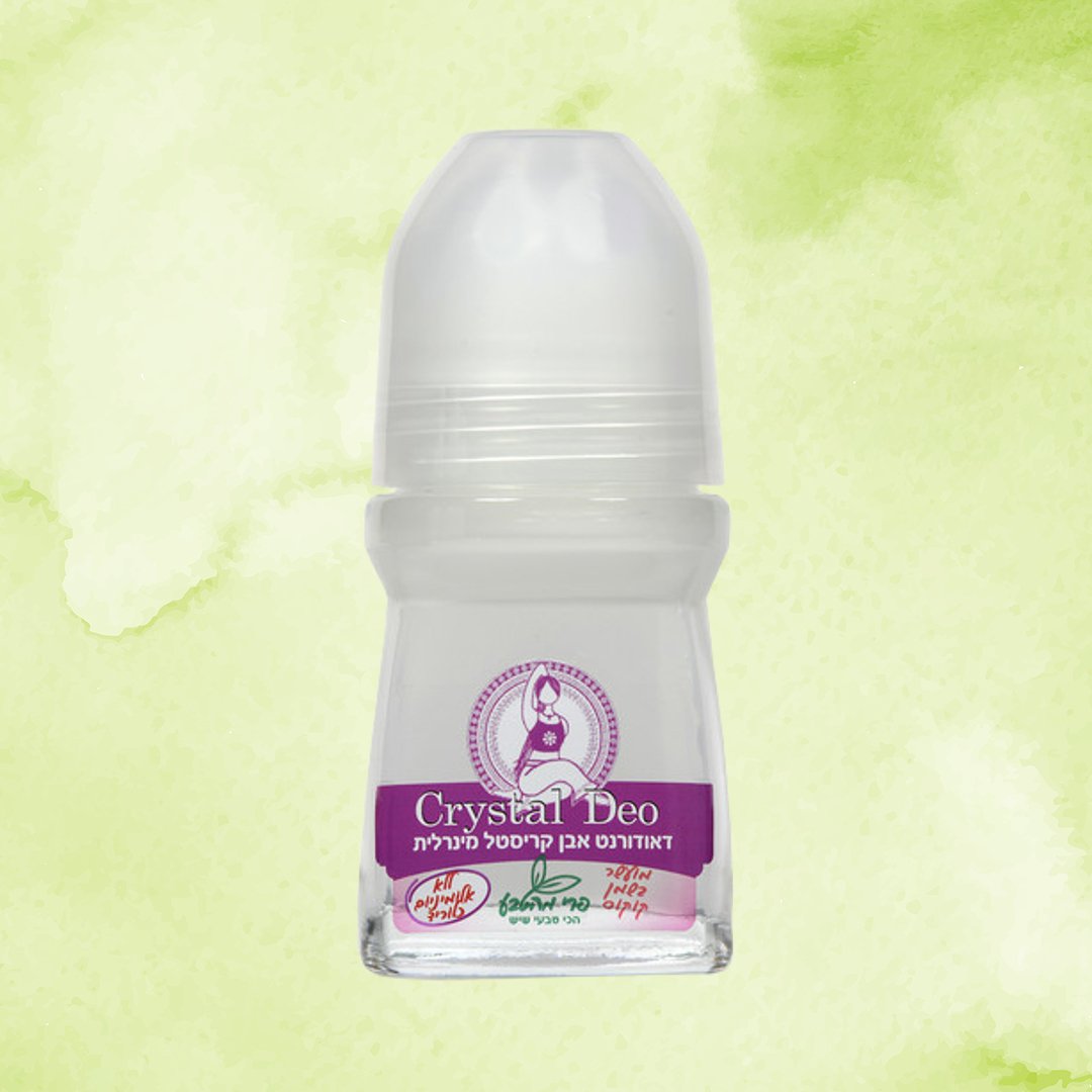דאודורנט אבן קריסטל מינרלית לאישה | Crystal Dow קריסטל דאו | 55 מ''ל