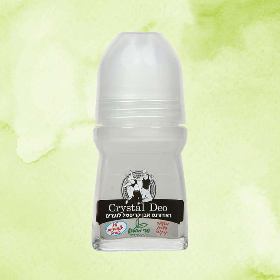 דאודורנט אבן קריסטל מינרלית לנערים | Crystal Dow קריסטל דאו | 55 מ''ל