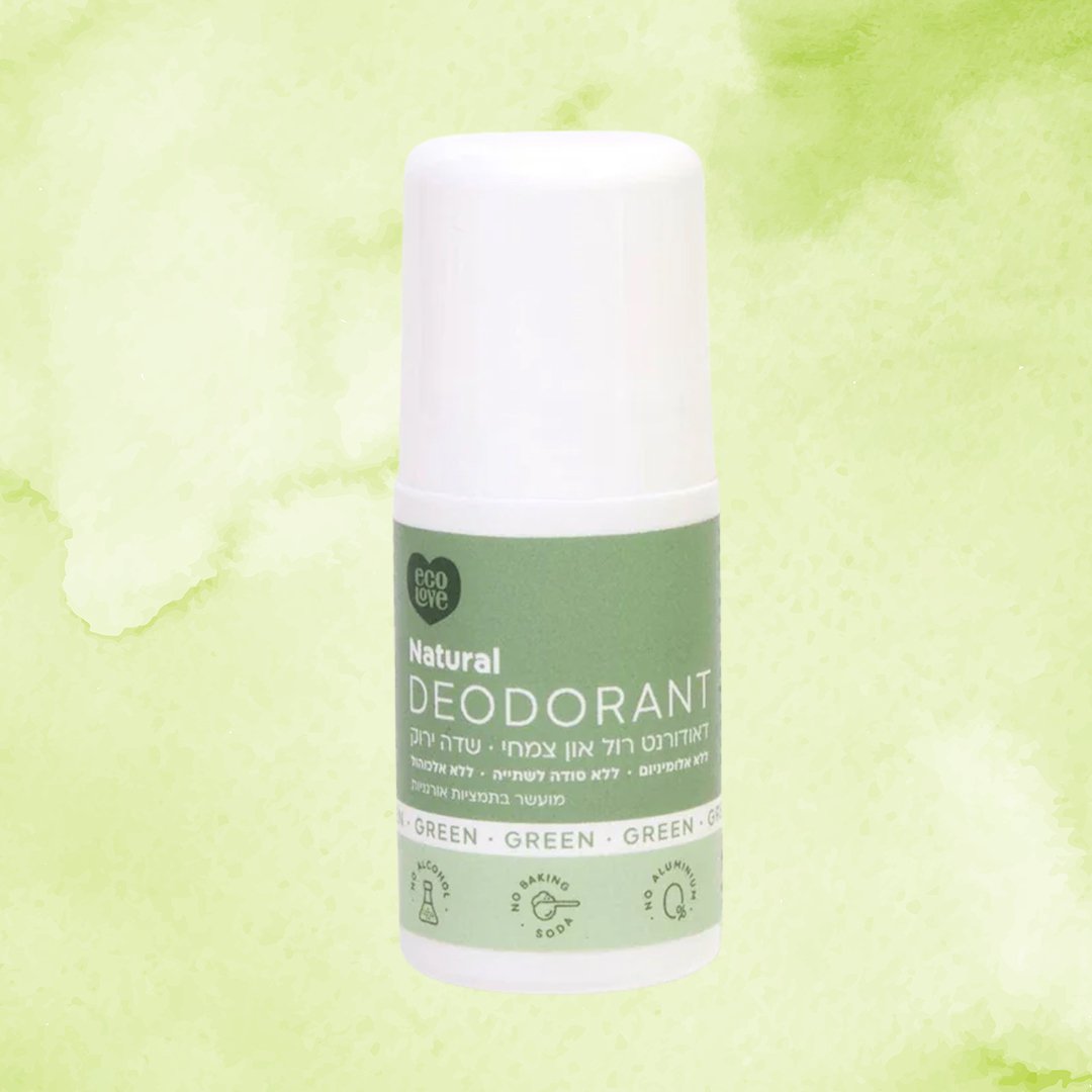 דאודורנט טבעי בניחוח שדה ירוק | ecoLove | מ''ל 50