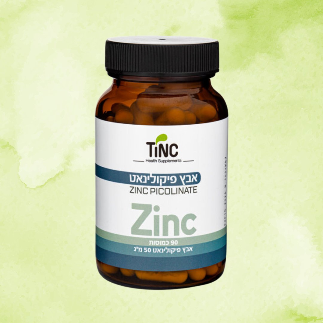 אבץ פיקולינאט 22 מ"ג | טינקטורה טק | 90 טבליות