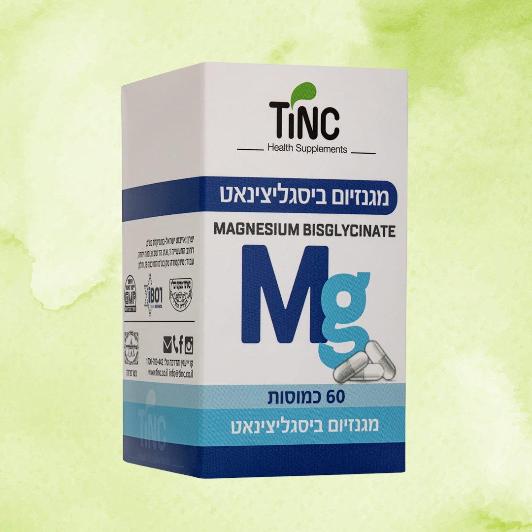מגנזיום ביסגליצינאט MAGMAX | טינקטורה טק | 60 כמוסות