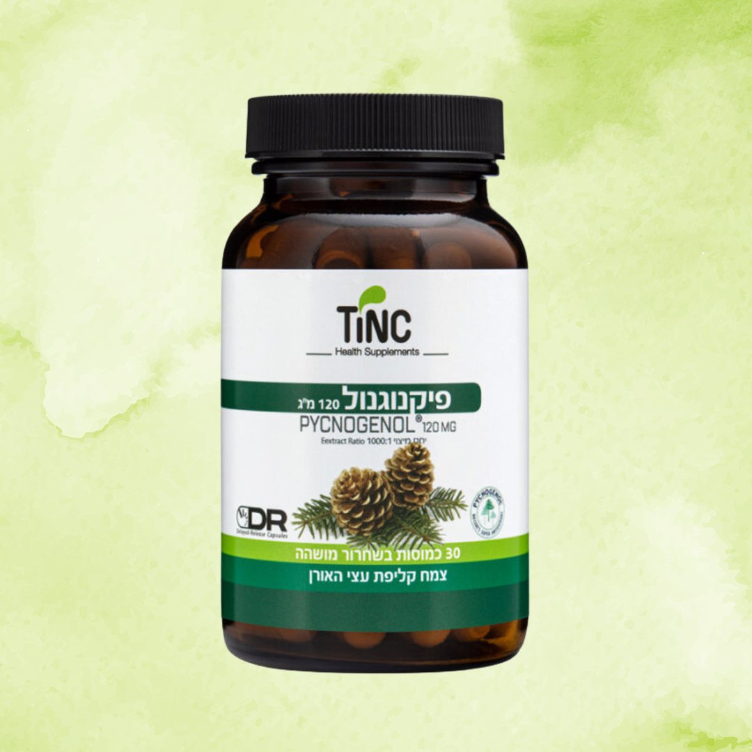 פיקנוגנול 120 מ"ג | טינקטורה טק | 30 כמוסות