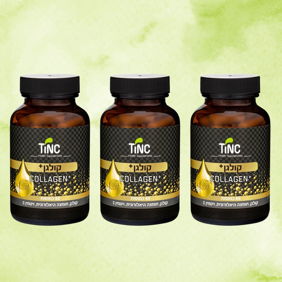 שלישיית קולגן + | טינקטורה טק | 180 כמוסות