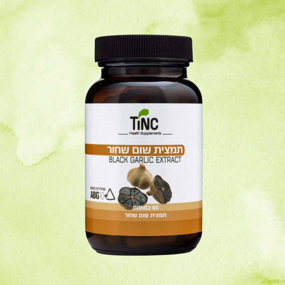 שום שחור מותסס | טינקטורה טק | 60 כמוסות