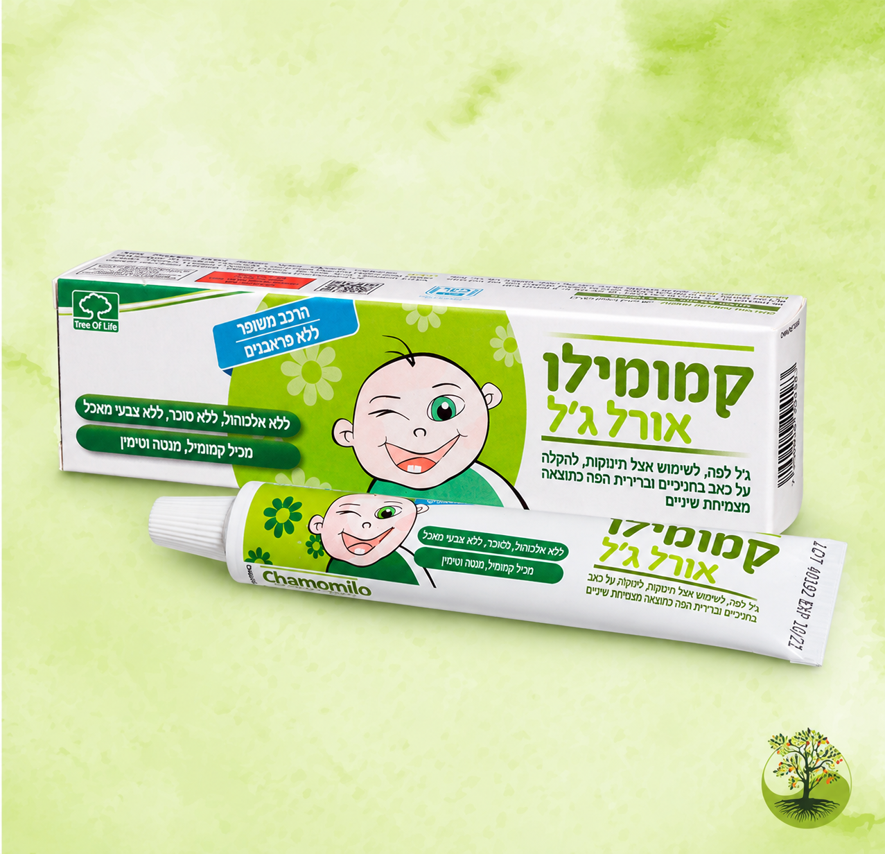 קמומילו אורל ג'ל לחניכיים לתינוקות | טרי אוף לייף TREE OF LIFE | מ"ל 20