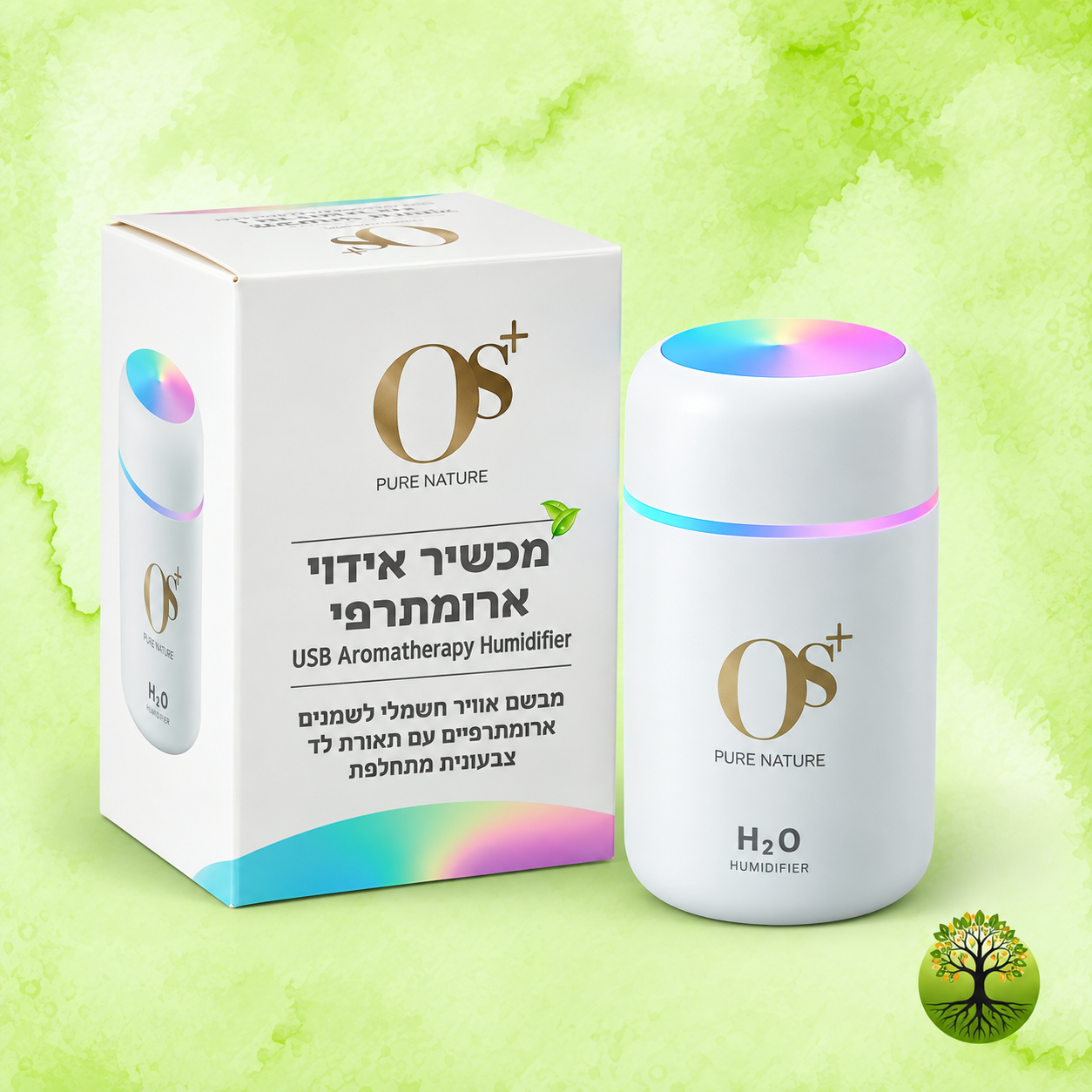 מכשיר אידוי ארומתרפי USB Aromatherapy Humidifier | או אס פלוס OS+